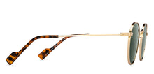 Load image into Gallery viewer, Gold Round Full Rim Unisex Sunglasses by Vincent Chase Polarized-206744