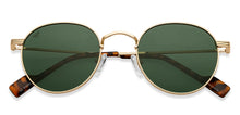 Load image into Gallery viewer, Gold Round Full Rim Unisex Sunglasses by Vincent Chase Polarized-206744