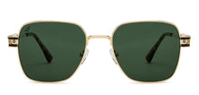 Load image into Gallery viewer, Gold Square Full Rim Unisex Sunglasses by Vincent Chase Polarized-206751