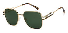 Load image into Gallery viewer, Gold Square Full Rim Unisex Sunglasses by Vincent Chase Polarized-206751