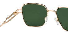 Load image into Gallery viewer, Gold Square Full Rim Unisex Sunglasses by Vincent Chase Polarized-206751