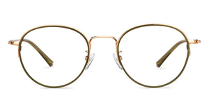 Green Round Full Rim Unisex Eyeglasses by Lenskart Air-152001
