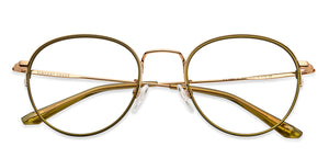 Green Round Full Rim Unisex Eyeglasses by Lenskart Air-152001