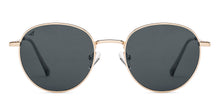 Load image into Gallery viewer, Gold Round Full Rim Unisex Sunglasses by Vincent Chase Polarized-208921