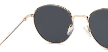 Load image into Gallery viewer, Gold Round Full Rim Unisex Sunglasses by Vincent Chase Polarized-208921