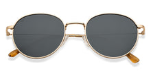 Load image into Gallery viewer, Gold Round Full Rim Unisex Sunglasses by Vincent Chase Polarized-208921