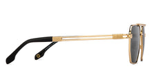 Load image into Gallery viewer, Gold Square Full Rim Unisex Sunglasses by John Jacobs-207047