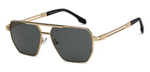Load image into Gallery viewer, Gold Square Full Rim Unisex Sunglasses by John Jacobs-207048