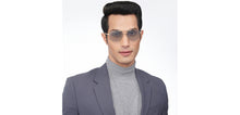 Load image into Gallery viewer, Gold Square Full Rim Unisex Sunglasses by John Jacobs-207049