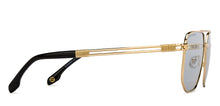 Load image into Gallery viewer, Gold Square Full Rim Unisex Sunglasses by John Jacobs-207049