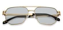 Load image into Gallery viewer, Gold Square Full Rim Unisex Sunglasses by John Jacobs-207049