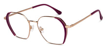 Load image into Gallery viewer, Maroon Round Full Rim Unisex Eyeglasses by John Jacobs-150348