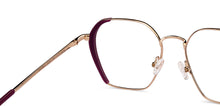 Load image into Gallery viewer, Maroon Round Full Rim Unisex Eyeglasses by John Jacobs-150348