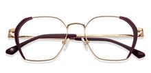 Load image into Gallery viewer, Maroon Round Full Rim Unisex Eyeglasses by John Jacobs-150348