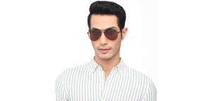 Black Aviator Full Rim Unisex Sunglasses by Vincent Chase Polarized-206960