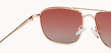 Load image into Gallery viewer, Gold Square Full Rim Unisex Sunglasses by Vincent Chase Polarized-200387