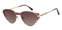 Load image into Gallery viewer, Gold Cat Eye Full Rim Unisex Sunglasses by John Jacobs-150967