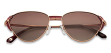 Load image into Gallery viewer, Gold Cat Eye Full Rim Unisex Sunglasses by John Jacobs-150967