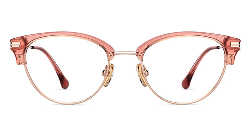Pink Clubmaster Full Rim Women Eyeglasses by John Jacobs JJ-152173