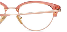 Load image into Gallery viewer, Pink Clubmaster Full Rim Women Eyeglasses by John Jacobs JJ-152173