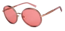 Load image into Gallery viewer, Gold Round Full Rim Unisex Sunglasses by John Jacobs-152718
