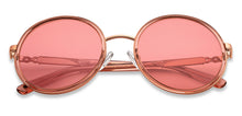 Load image into Gallery viewer, Gold Round Full Rim Unisex Sunglasses by John Jacobs-152718
