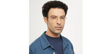 Load image into Gallery viewer, Gold Round Full Rim Unisex Eyeglasses by John Jacobs-201462