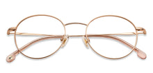 Load image into Gallery viewer, Gold Round Full Rim Unisex Eyeglasses by John Jacobs-201462
