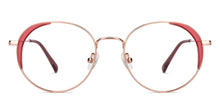 Load image into Gallery viewer, Pink Round Full Rim Unisex Eyeglasses by John Jacobs-150352