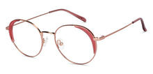 Load image into Gallery viewer, Pink Round Full Rim Unisex Eyeglasses by John Jacobs-150352