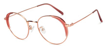 Load image into Gallery viewer, Pink Round Full Rim Unisex Eyeglasses by John Jacobs-150892