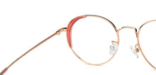 Load image into Gallery viewer, Pink Round Full Rim Unisex Eyeglasses by John Jacobs-150892