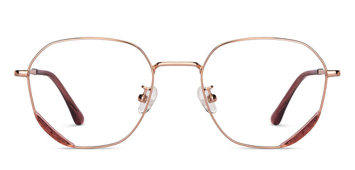 Pink Round Full Rim Unisex Eyeglasses by John Jacobs-150903