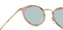 Load image into Gallery viewer, Gold Round Full Rim Unisex Sunglasses by Vincent Chase-200406