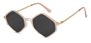 Pink Geometric Full Rim Unisex Sunglasses by Vincent Chase Polarized-201189