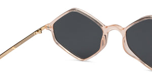 Pink Geometric Full Rim Unisex Sunglasses by Vincent Chase Polarized-201189