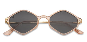 Pink Geometric Full Rim Unisex Sunglasses by Vincent Chase Polarized-201189