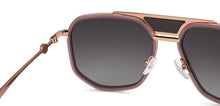 Load image into Gallery viewer, Gold Square Full Rim Unisex Sunglasses by John Jacobs-208138
