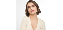 Load image into Gallery viewer, Pink Rectangle Full Rim Women Eyeglasses by Vincent Chase-201621