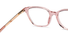 Load image into Gallery viewer, Pink Rectangle Full Rim Women Eyeglasses by Vincent Chase-201621
