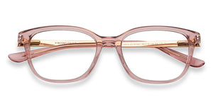 Pink Rectangle Full Rim Women Eyeglasses by Vincent Chase-201621