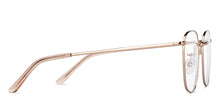 Load image into Gallery viewer, Gold Square Full Rim Unisex Eyeglasses by Vincent Chase-204431