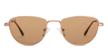 Load image into Gallery viewer, Gold Cat Eye Full Rim Women Sunglasses by Vincent Chase Polarized-200475