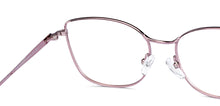 Load image into Gallery viewer, Gold Cat Eye Full Rim Unisex Eyeglasses by John Jacobs-150676
