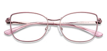 Load image into Gallery viewer, Gold Cat Eye Full Rim Unisex Eyeglasses by John Jacobs-150676