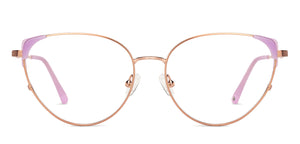 Purple Cat Eye Full Rim Unisex Eyeglasses by John Jacobs-150954