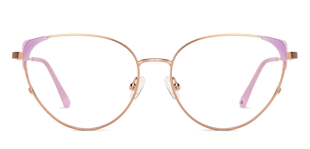 Purple Cat Eye Full Rim Unisex Eyeglasses by John Jacobs-150954
