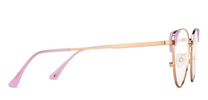Purple Cat Eye Full Rim Unisex Eyeglasses by John Jacobs-150954