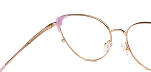 Purple Cat Eye Full Rim Unisex Eyeglasses by John Jacobs-150954