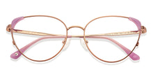 Load image into Gallery viewer, Purple Cat Eye Full Rim Unisex Eyeglasses by John Jacobs-150954